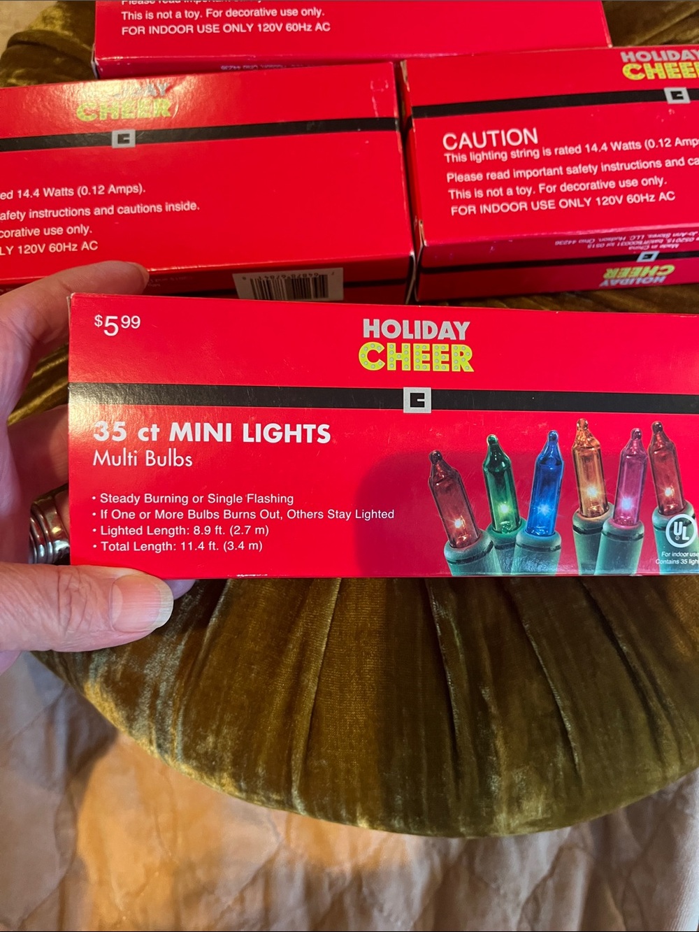 Multi-Color 35 ct Mini String Lights - 4 Pack - Picture 3 of 3